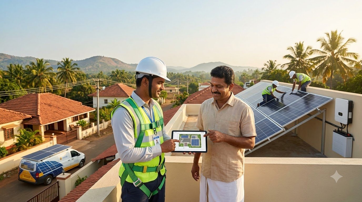 Solar installation solar installer