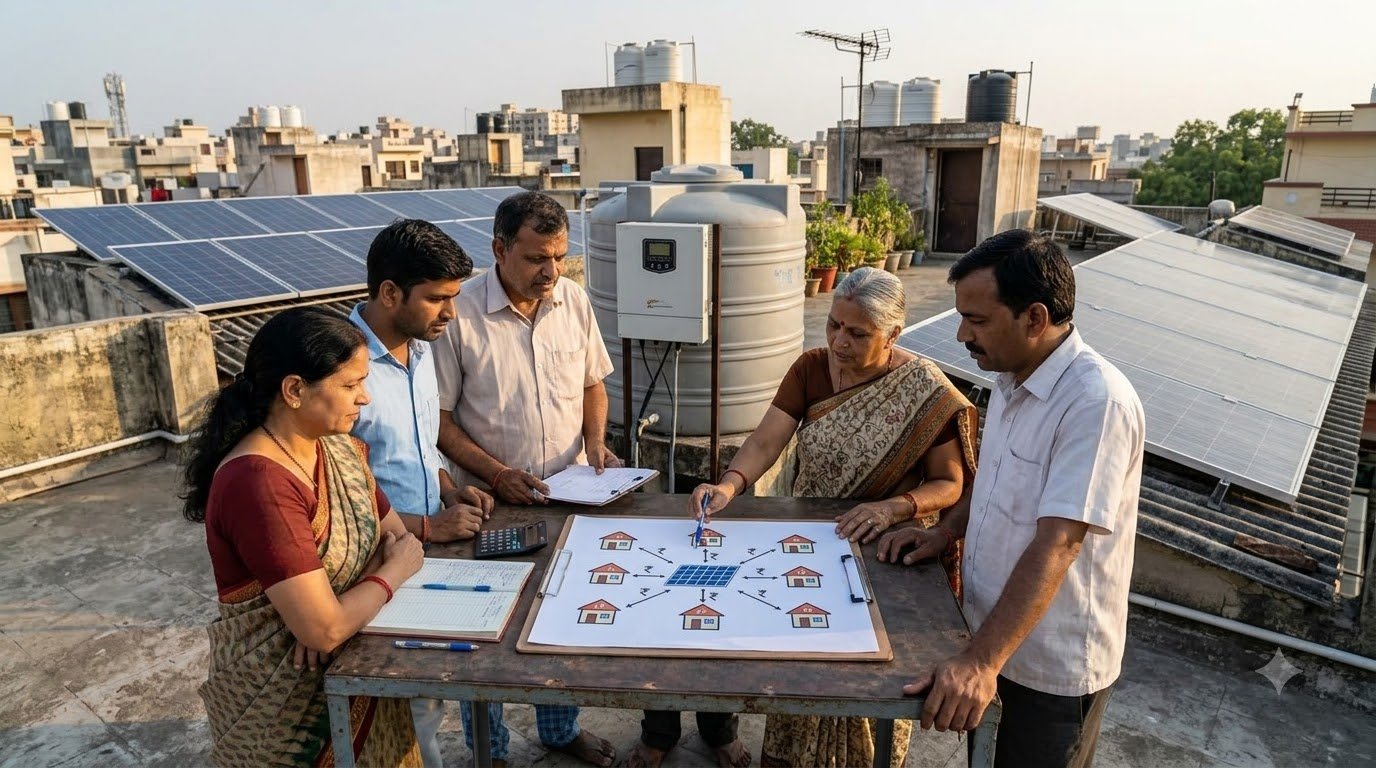 Solar panels for apartments